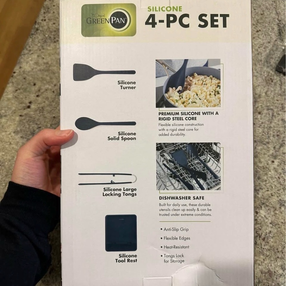 GreenPan silicone cooking utensils set - Picture 2 of 4